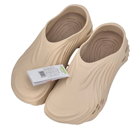 Crocs Echo Wave Clogs Beige Almond Tint Adult Men\'s Size 11 Sandals Shoes NEW main image 5
